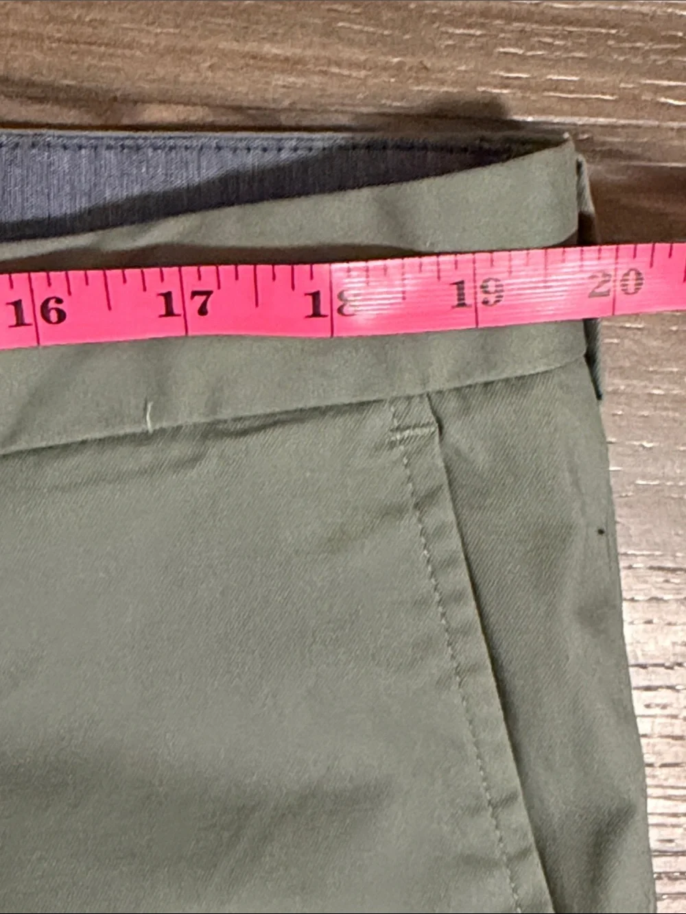 Banana Republic Aiden Slim Fit Stretch Green Chino Pants Mens 38x32 NWT